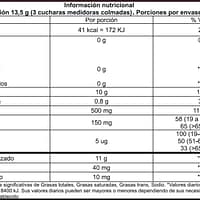 Multi Collagen - Informacion Nutricional