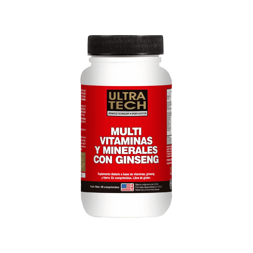 Multi Vitaminas y Minerales con Ginseng