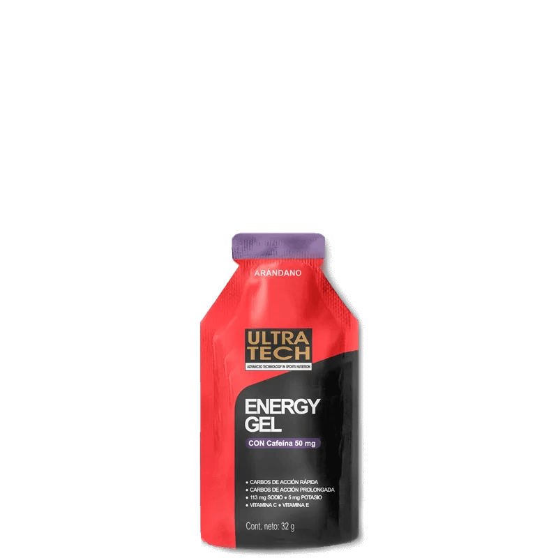 Energy Gel Con Cafeína Ultra Tech - caja x 12 geles